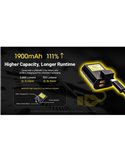Linterna para arma NPL35 2000Lm, alcance 412 metros, Li-ion 1.900 mAh IPX6