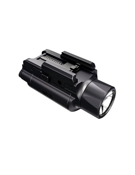 Linterna para arma NPL35 2000Lm, alcance 412 metros, Li-ion 1.900 mAh IPX6