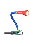 Lampe col de cygne flexible avec pince articulée, ampoule exclue : 1 x E14 max. 18 W IP20