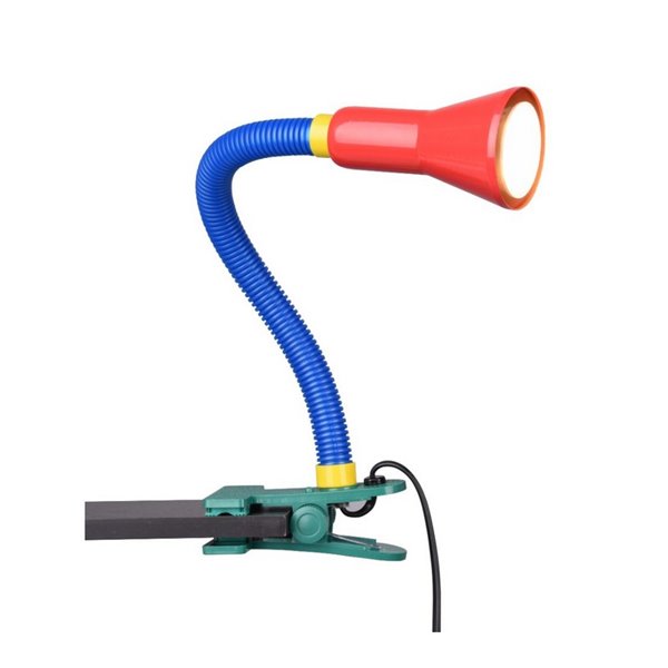 Luminária flexível tipo pescoço de ganso com braçadeira articulada, lâmpada excl. 1x E14 máx. 18W IP20