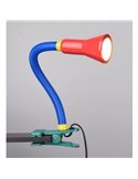 Flexo con pinza articulable FLEXO bombilla excl. 1x E14 max. 18W IP20