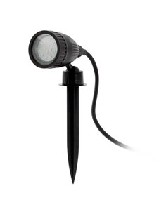Proyector de jardín NEMA 1 con pincho, orientable GU10 LED (incluido) IP44