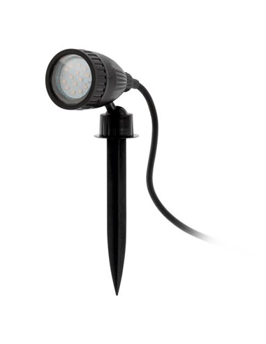 Proyector de jardín NEMA 1 con pincho, orientable GU10 LED (incluido) IP44