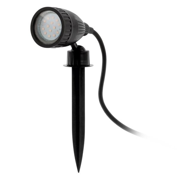 Proyector de jardín NEMA 1 con pincho, orientable GU10 LED (incluido) IP44