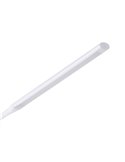 Lámpara de pie LED con cabezal móvil blanca minimalista LAROA, "touch me", 4,2W 600Lm, regulable intensidad, 4000K