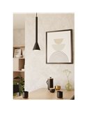 Lámpara LED colgante alargada metal negro/dorado CORTADERAS, GU10 (incluida), 3000K, 4,8W, dimmable