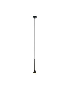 Lámpara LED colgante alargada metal negro/dorado CORTADERAS, GU10 (incluida), 3000K, 4,8W, dimmable