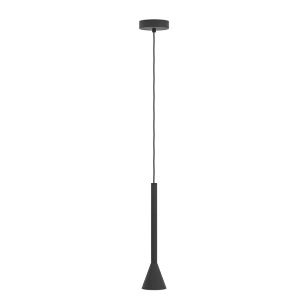 Lámpara LED colgante alargada metal negro/dorado CORTADERAS, GU10 (incluida), 3000K, 4,8W, dimmable