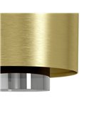 Lámpara de techo colgante con 3 pantallas de metal oro DUGLIA, 3xE27 (no incl.)