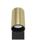 Aplique LED de pared con foco orientable oro y negro CUMARIBO, GU10 incluida, luz blanca 4,5W 