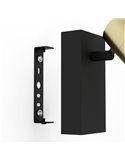 Aplique LED de pared con foco orientable oro y negro CUMARIBO, GU10 incluida, luz blanca 4,5W 