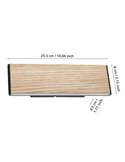 Aplique de pared LED rectangular con chapa de roble CLIMENE, 2x4,2W 3000K 1000Lm