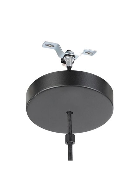 Luminária pendente com cúpula curva semicircular de vime SAMBUCONA, E27 (não incl.)