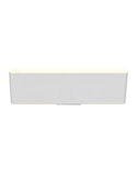 Aplique LED de pared plano CONCHITA 22cm luz arriba y abajo, 2W 200lm, 2700 - 6500K IP20 Blanco