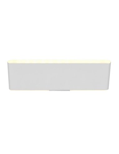 Aplique LED de pared plano CONCHITA 22cm luz arriba y abajo, 2W 200lm, 2700 - 6500K IP20 Blanco