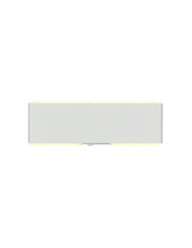 Aplique LED de pared plano CONCHITA 22cm luz arriba y abajo, 2W 200lm, 2700 - 6500K IP20 Blanco