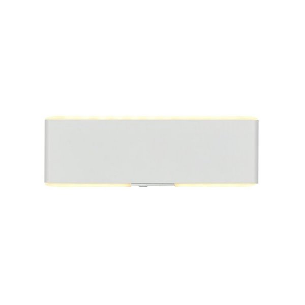 Aplique LED de pared plano CONCHITA 22cm luz arriba y abajo, 2W 200lm, 2700 - 6500K IP20 Blanco