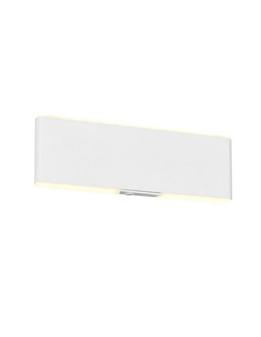 Applique murale LED plate Conchita 22 cm, montée et descente, 2 W, 200 lm, 2 700 - 6 500 K, IP20, blanche