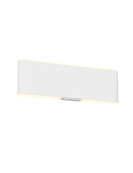 Luminária de parede plana LED Conchita 22 cm, para cima e para baixo, 2W 200lm, 2700 - 6500K IP20 Branco