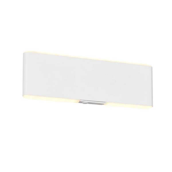 Applique murale LED plate Conchita 22 cm, montée et descente, 2 W, 200 lm, 2 700 - 6 500 K, IP20, blanche