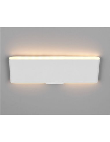 Aplique LED de pared plano CONCHITA 22cm luz arriba y abajo, 2W 200lm, 2700 - 6500K IP20 Blanco