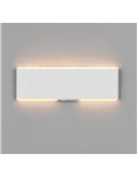 Applique murale LED plate Conchita 22 cm, montée et descente, 2 W, 200 lm, 2 700 - 6 500 K, IP20, blanche
