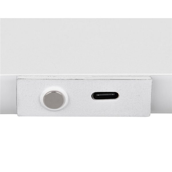 Aplique LED de pared plano CONCHITA 22cm luz arriba y abajo, 2W 200lm, 2700 - 6500K IP20 Blanco