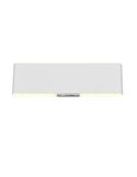 Aplique LED de pared plano CONCHITA 22cm luz arriba y abajo, 2W 200lm, 2700 - 6500K IP20 Blanco
