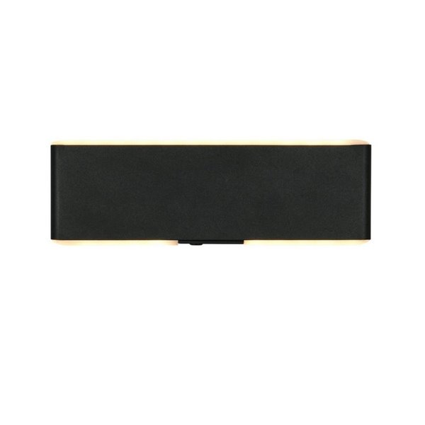 Aplique LED de pared CONCHITA 22cm luz arriba y abajo, 2W 200lm, 2700 - 6500K IP20 Negro