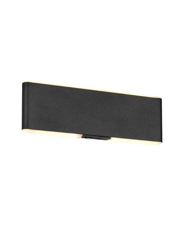 Applique LED Conchita, 22 cm, éclairage direct vers le haut et vers le bas, 2 W 200 lm, 2700 - 6500 K, IP20, noir