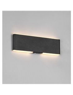 Aplique LED de pared CONCHITA 22cm luz arriba y abajo, 2W 200lm, 2700 - 6500K IP20 Negro 2