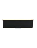 Aplique LED de pared CONCHITA 22cm luz arriba y abajo, 2W 200lm, 2700 - 6500K IP20 Negro