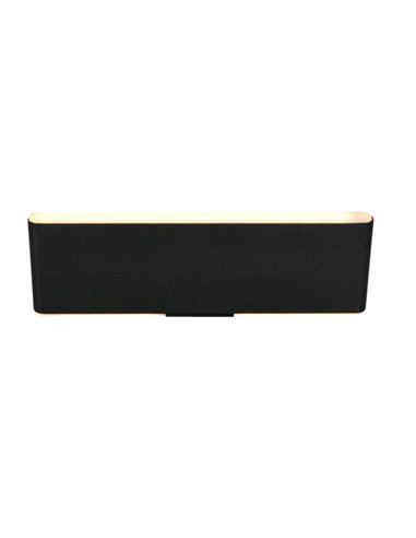 Aplique LED de pared CONCHITA 22cm luz arriba y abajo, 2W 200lm, 2700 - 6500K IP20 Negro