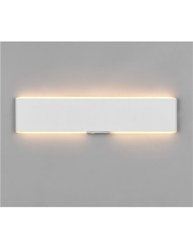 Applique LED Conchita, 32 cm, éclairage direct et indirect, 3 W, 300 lm, 2 700 - 6 500 K, IP20, blanc