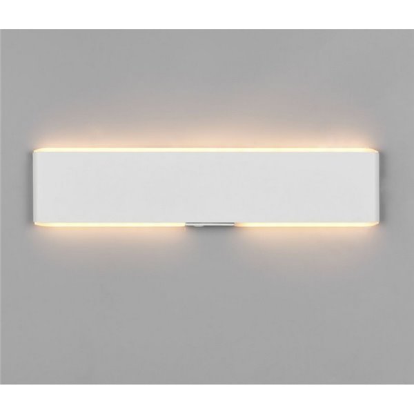 Aplique LED Conchita, 32 cm, luz ascendente e descendente, 3 W, 300 lm, 2700 - 6500 K, IP20, branco