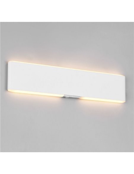 Applique LED Conchita, 32 cm, éclairage direct et indirect, 3 W, 300 lm, 2 700 - 6 500 K, IP20, blanc