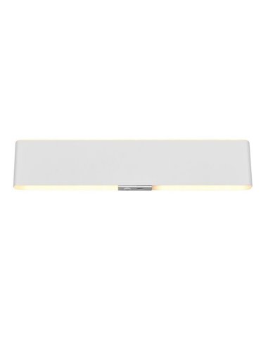 Applique LED Conchita, 32 cm, éclairage direct et indirect, 3 W, 300 lm, 2 700 - 6 500 K, IP20, blanc