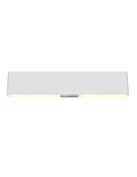 Applique LED Conchita, 32 cm, éclairage direct et indirect, 3 W, 300 lm, 2 700 - 6 500 K, IP20, blanc