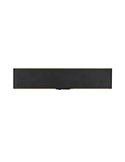 Aplique LED de pared CONCHITA rectangular 32cm 3W 300lm, 2700 - 6500K IP20 Negro