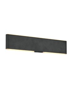 Aplique LED de pared CONCHITA rectangular 32cm 3W 300lm, 2700 - 6500K IP20 Negro
