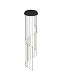 Lámpara de techo LED BAXTER con luces colgantes 70W 8300lm, 2300+3000+4000K IP20 Negro