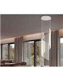 Lámpara de techo LED BAXTER 70W 8300lm, 2300+3000+4000K IP20 Blanco