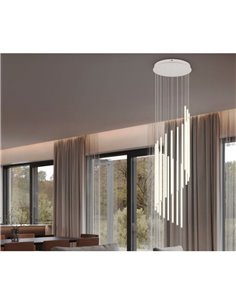 Plafonnier LED BAXTER 70 W 8 300 lm, 2 300 + 3 000 + 4 000 K, IP20, blanc 2