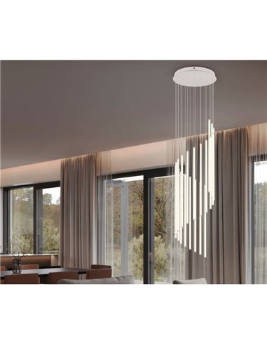 Lámpara de techo LED BAXTER 70W 8300lm, 2300+3000+4000K IP20 Blanco