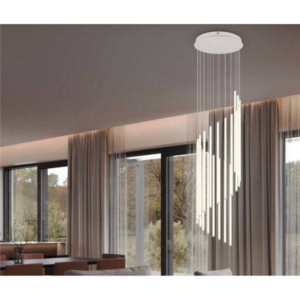 Plafonnier LED BAXTER 70 W 8 300 lm, 2 300 + 3 000 + 4 000 K, IP20, blanc