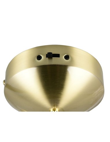 Luminária pendente de teto LED MELITA 6W 600lm, 2300+3000+4000K IP20 dourada