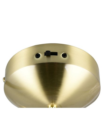 Luminária pendente de teto LED MELITA 6W 600lm, 2300+3000+4000K IP20 dourada