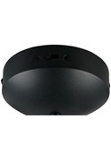 Lámpara de techo colgante LED 1 luz MELITA 6W 600lm, 2300+3000+4000K IP20 Negro