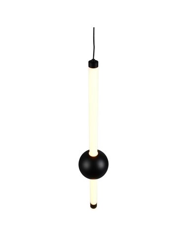 Lámpara de techo colgante LED 1 luz MELITA 6W 600lm, 2300+3000+4000K IP20 Negro