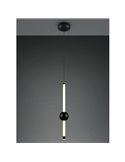 Lámpara de techo colgante LED 1 luz MELITA 6W 600lm, 2300+3000+4000K IP20 Negro